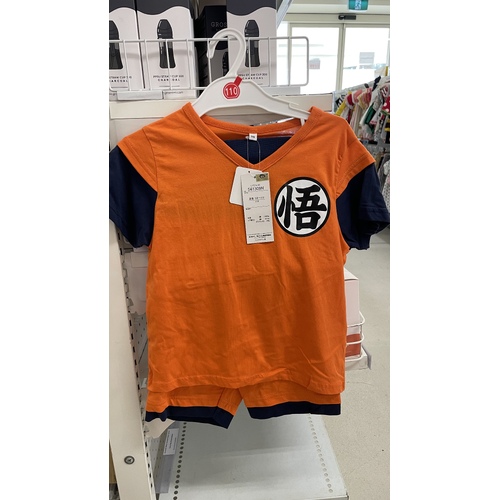 Elfindoll Japan Boy 100% Cotton Clothing Sets & Outfits Size 110-120cm (DrangBall Super)