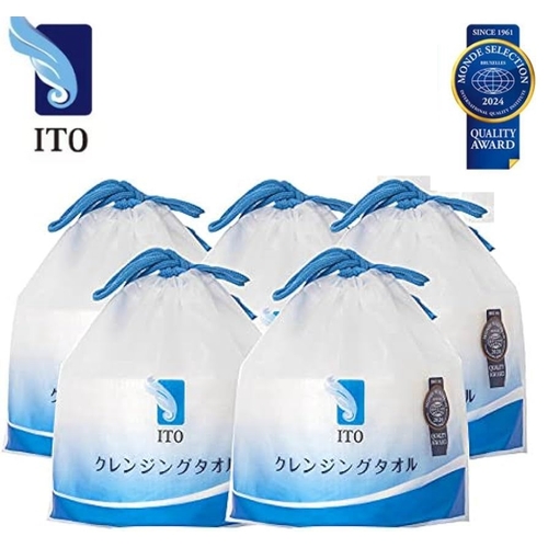 ITO Cotton Facial Towels (Disposable) 5Rolls 350 Sheets (70x5) 伊藤洗脸巾