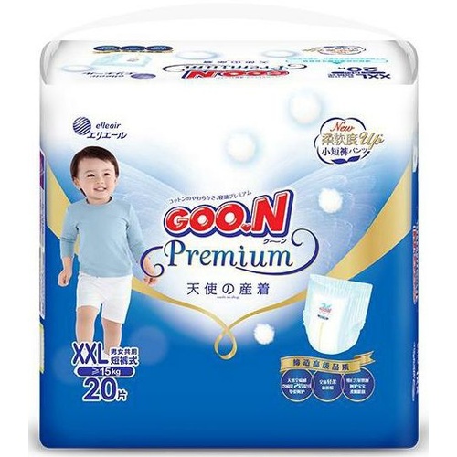 Goo.N Premium Pants Angel Size XXL 20PK  (15-25KG) 大王天使