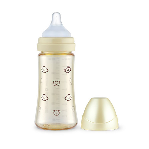Grosmimi Bear Edition PPSU Feeding Bottle 300ml (3m+)- Pure Gold  小熊奶瓶
