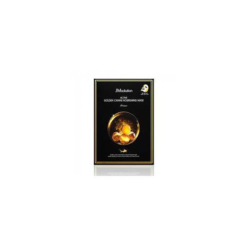 JM Solution Active Golden Caviar Nourishing Mask Box (10 Sheets)臻享版 鱼子酱滋养面膜 