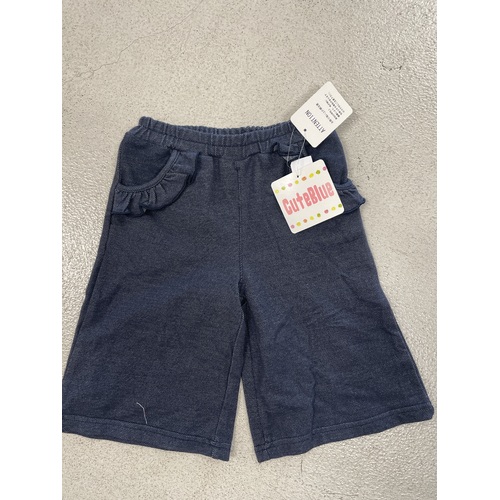 Elfindoll Baby Girl Washed Stretch Denim Pants Size 80cm (弹力牛仔裤)