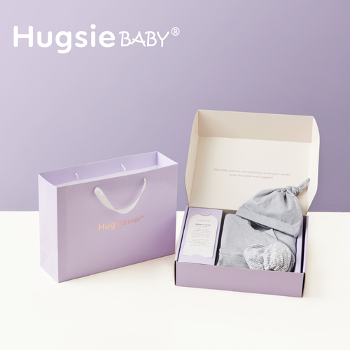 Hugsie Baby Full Moon Gift Box (Pink) 彌月包巾禮盒