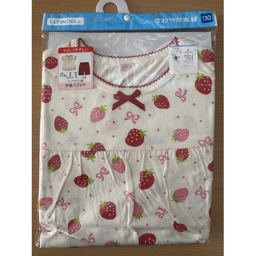 ElfinDoll Baby Girl Set (Top + Pants ) Size 130cm (Red Bow) 西松屋套装