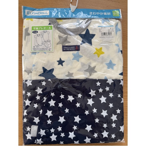 Elfindoll 100% Cotton Baby Girl Onesie  2 Pack Size 60-70cm 连体衣